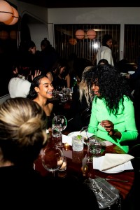 The scene at the Dodiee NYFW dinner.