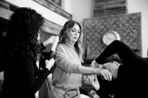 Inside Ellen Pompeo Getting Ready for Michael Kors