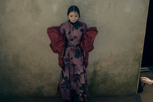 Backstage at Erdem RTW Fall 2023