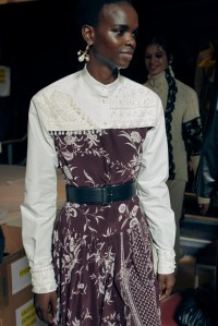Backstage at Erdem RTW Fall 2023