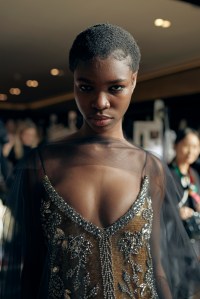 Backstage at Erdem RTW Fall 2023