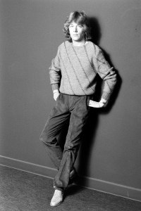 A look from the Paco Rabanne menswear fall 1981 sportswear collection.