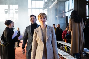 Rebecca Hall and Morgan Spector