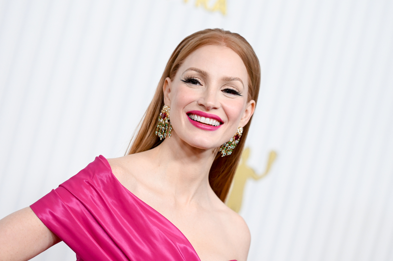 Jessica Chastain at the 29th Annual Screen Actors Guild Awards held at the Fairmont Century Plaza on February 26, 2023 in Los Angeles, California.