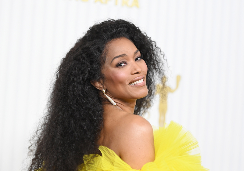 Angela Bassett at the 2023 SAG Awards on Sunday in Los Angeles.