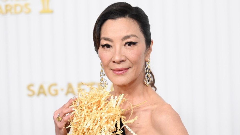Michelle Yeoh at the 29th Annual Screen Actors Guild Awards held at the Fairmont Century Plaza on February 26, 2023 in Los Angeles, California.