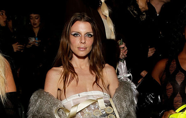 Julia Fox at the Elena Velez show during New York Fashion Week on Feb. 13 in New York.