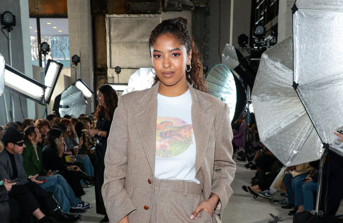 Natalia Bryant at the Brandon Maxwell show during New York Fashion Week on Feb. 14 in New York.