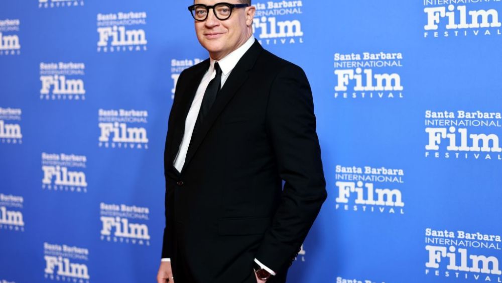 Brendan Fraser at the 2023 Santa Barbara International Film Festival on Feb. 14 in Santa Barbara.