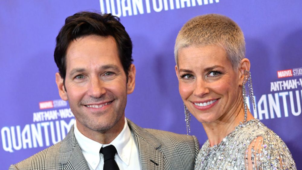 LONDON, ENGLAND - FEBRUARY 16: Paul Rudd and Evangeline Lilly attend the UK Gala Screening of Marvel's Ant-Man and the Wasp: Quantumania, at BFI IMAX Waterloo on February 16, 2023 in London, England. (Gareth Cattermole/Getty Images for Disney)