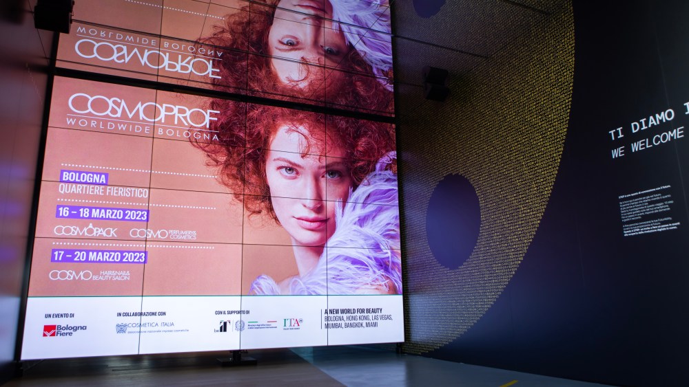 Cosmoprof Worldwide Bologna will run March 16 to 20.