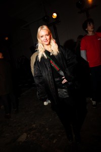 The scene at Front Row at Heron Preston RTW Fall 2023