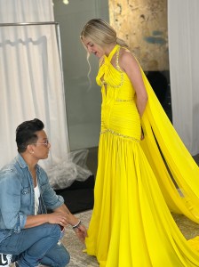 Kelsea Ballerini in Prabal Gurung gown.