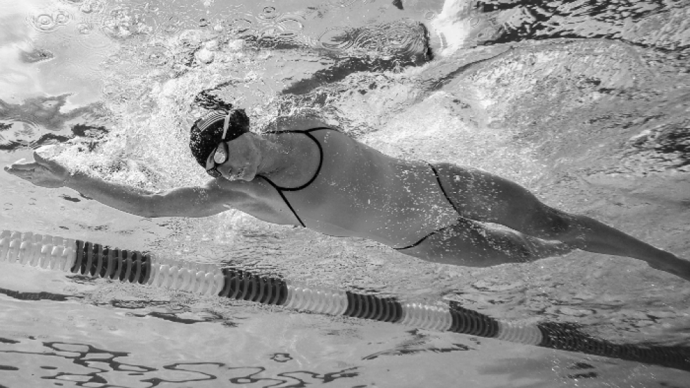 Triathlete Katie Zaferes is part of Athleta's "Power of She Collective."