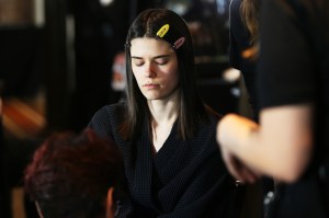 Backstage at Rodarte RTW Fall 2023
