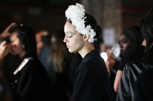 Backstage at Rodarte RTW Fall 2023
