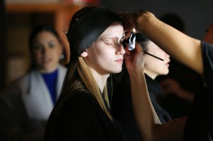 Backstage at Rodarte RTW Fall 2023