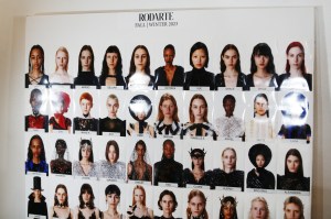 Backstage at Rodarte RTW Fall 2023