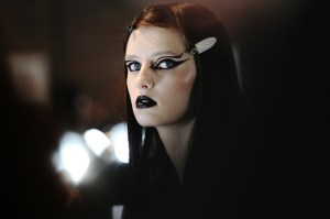 Backstage at Rodarte RTW Fall 2023