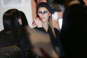 Backstage at Rodarte RTW Fall 2023