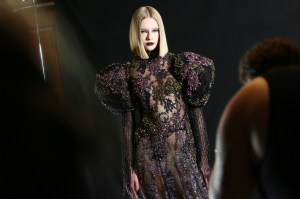 Backstage at Rodarte RTW Fall 2023
