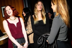 Karen Elson, Martha Hunt and Dianna Agron