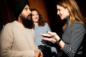 Waris Ahluwalia and Dianna Agron