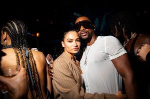 Shanina Shaik and LaQuan Smith