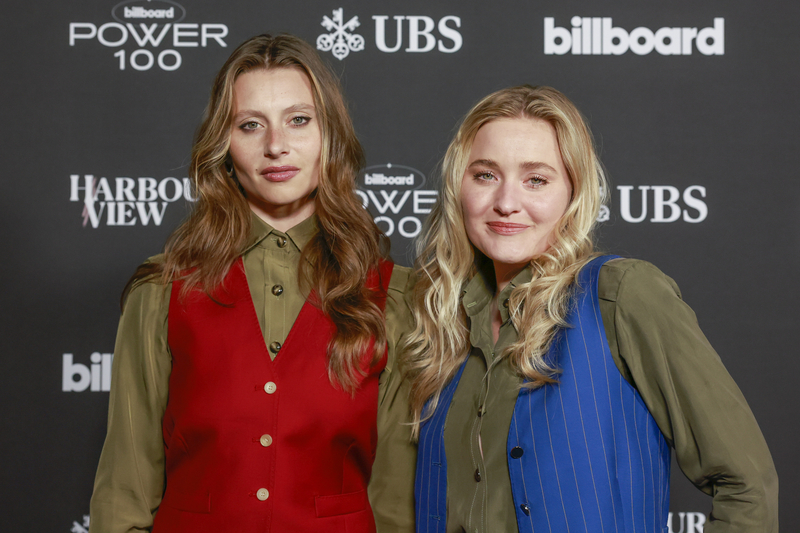Aly and AJ at the Billboard Power 100 event on Feb. 1 in Los Angeles.