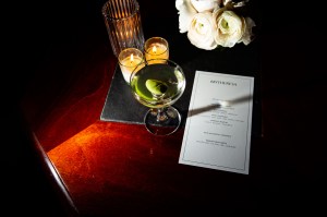 The scene at the Mytheresa NYFW cocktail party at Temple Bar.