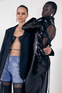 Backstage at Nensi Dojaka RTW Fall 2023