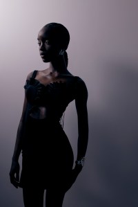 Backstage at Nensi Dojaka RTW Fall 2023