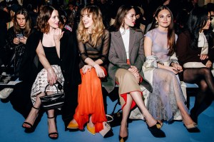 Claire Foy, Suki Waterhouse, Claudia Sulewski and Maddie Ziegler