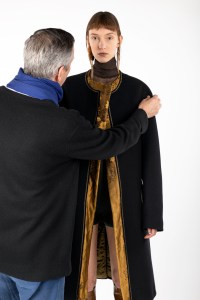 “This season we wanted to explore the idea of intimacy and the hidden elements that only the wearer knows about. I also wanted to toy with notions of contrast; feminine embellishment on masculine fabric and different iterations of scale.” — Dries Van Noten