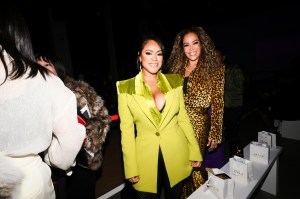 The scene at front row at Sergio Hudson RTW Spring 2023