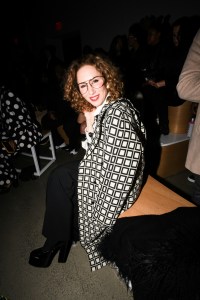 The scene at front row at Sergio Hudson RTW Spring 2023