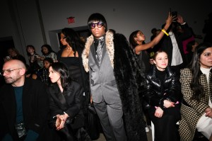 The scene at front row at Sergio Hudson RTW Spring 2023