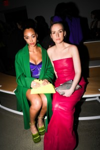 The scene at front row at Sergio Hudson RTW Spring 2023
