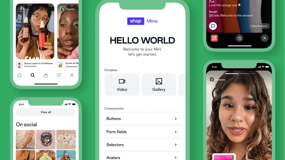 Shop Minis allows developers to extend functionality of their Shopify app to Shop.