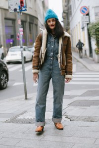 Street style at Milan Fashion Week Fall 2023