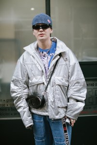 Street style at Milan Fashion Week Fall 2023