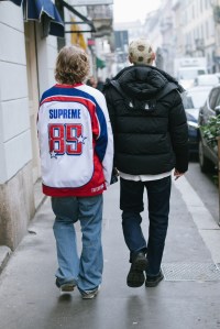 Street style at Milan Fashion Week Fall 2023