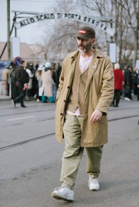Street style at Milan Fashion Week Fall 2023