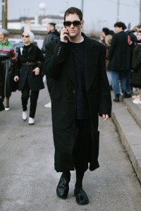 Street style at Milan Fashion Week Fall 2023