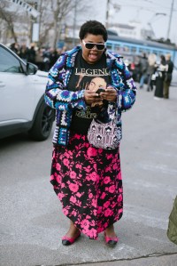 Street style at Milan Fashion Week Fall 2023