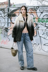 Street style at Milan Fashion Week Fall 2023