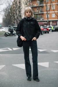 Street style at Milan Fashion Week Fall 2023