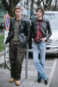 Street style at Milan Fashion Week Fall 2023