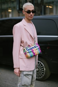 Street style at Milan Fashion Week Fall 2023