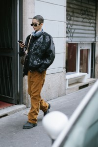 Street style at Milan Fashion Week Fall 2023